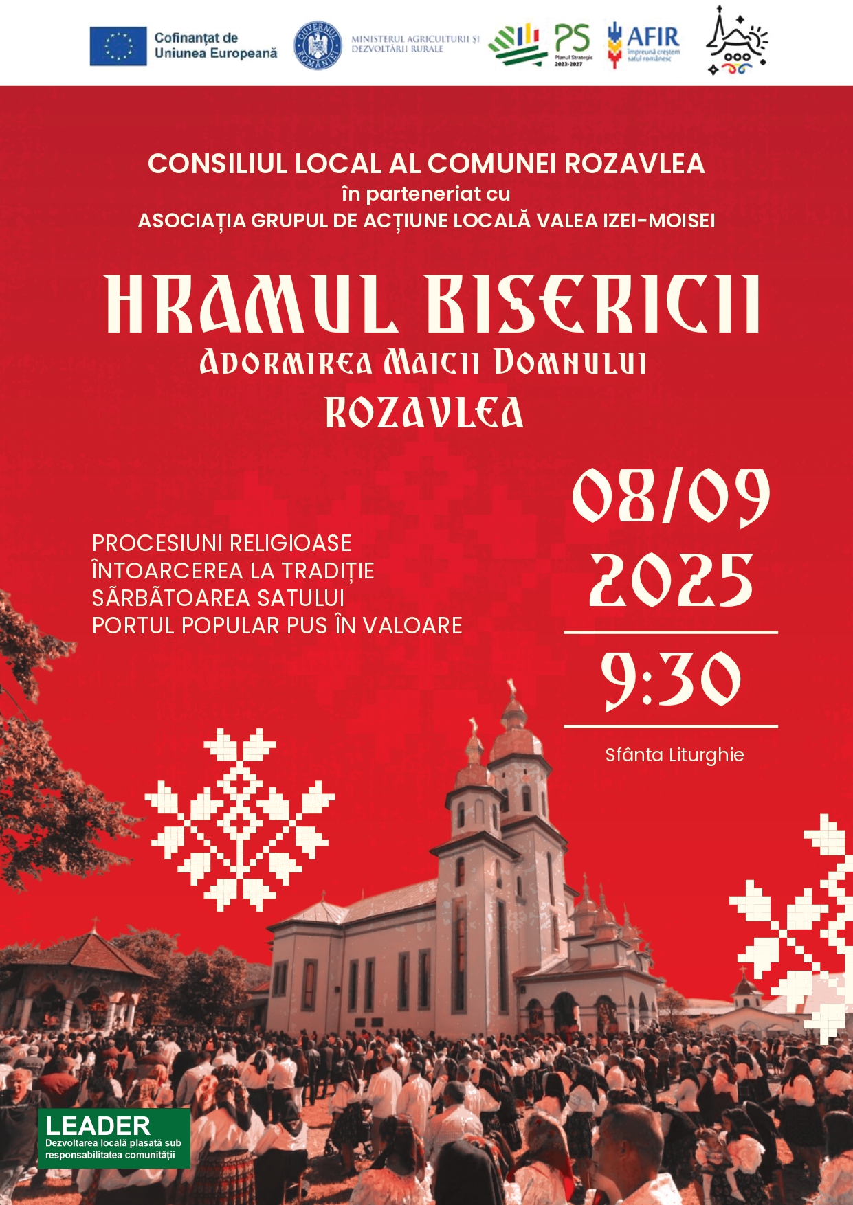 Hramul Bisericii „Adormirea Maicii Domnului” – Rozavlea