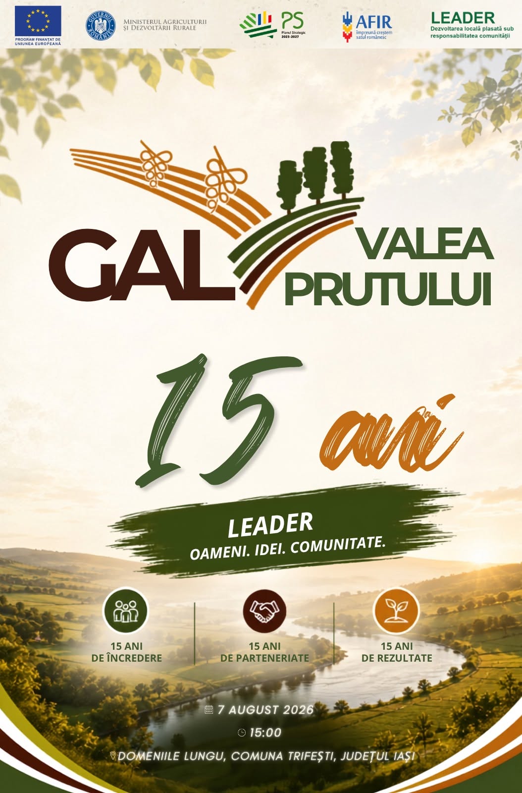 15 ani de LEADER – Oameni. Idei. Comunități.
