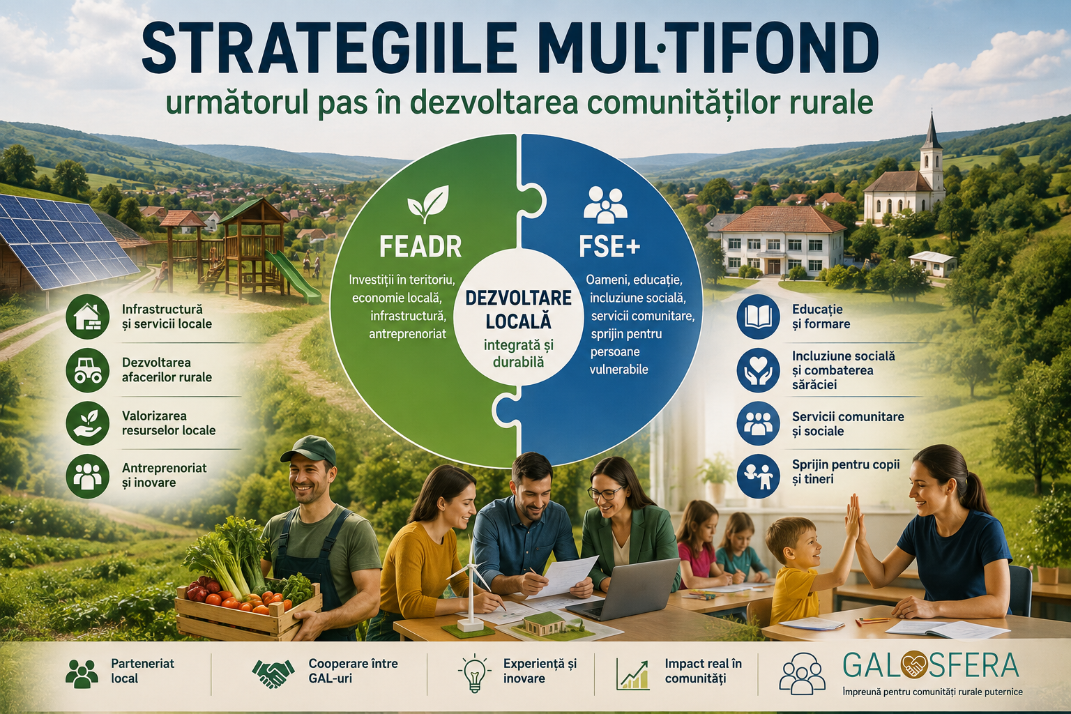 Strategiile multifond – următorul pas în dezvoltarea comunităților rurale