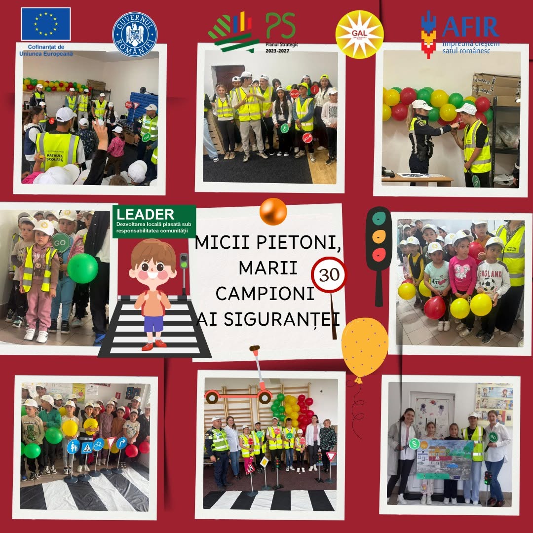 Micii Pietoni, Marii Campioni ai Siguranței!